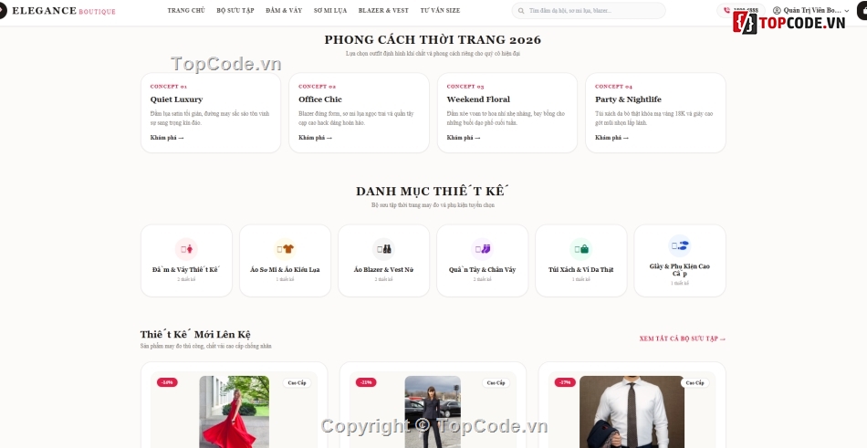 Thiết Kế Web,thời trang,đồ thời trang